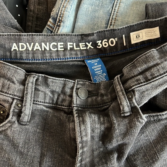 Arizona Black Stacked Skinny Jeans - Mens 29 - Picture 7 of 8